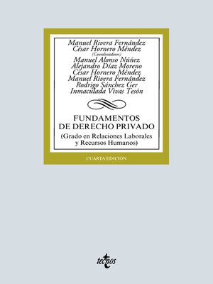 cover image of Fundamentos de Derecho Privado